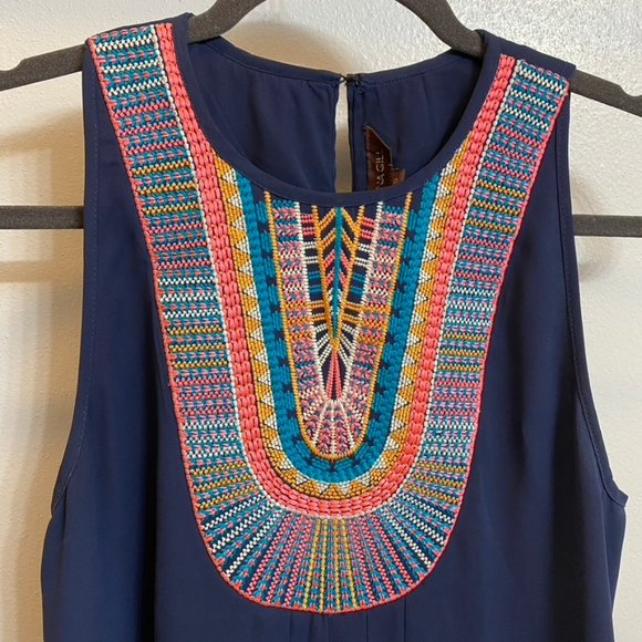 Ranna Gill "Blue Atoll" tank Anthro size small - Picture 2 of 8